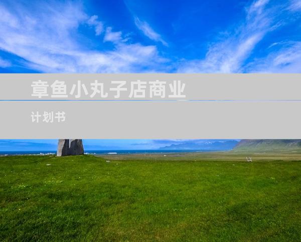 章鱼小丸子店商业计划书